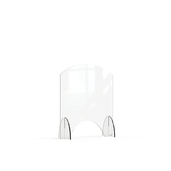 Rosseto Serving Solutions Avant Guarde 24x28 Acrylic Sneeze Guard with Pass-Through Window, 1 EA AG008 - main